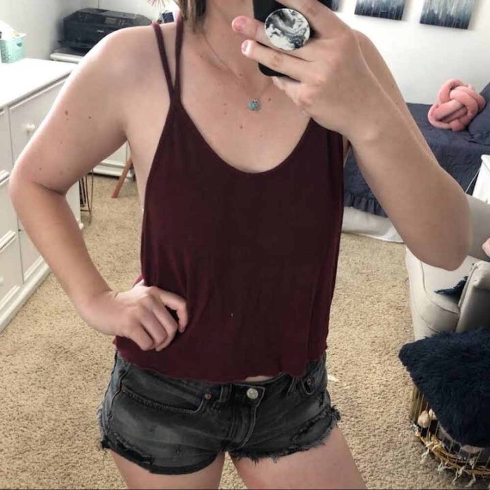 BRANDY MELVILLE HALTER TANK TOP